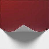 Papier Cadeau Rouge profond royal uni Noël (Coin)