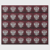 Papier Cadeau Rouge russe de drapeau de symbole (Plat)