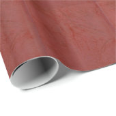 Papier Cadeau Rouge Uni (Coin rond)