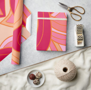 Papier Cadeau Rouges Groovy