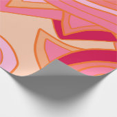 Papier Cadeau Rouges Groovy (Coin)