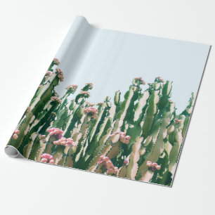 Papier Cadeau Rougissent le cactus