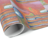 Papier Cadeau Rouille de Chevrolet Chevy (Coin rond)