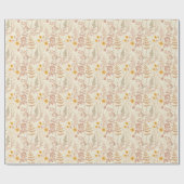 Papier Cadeau Rouleau à papier Motif Botanique (Plat)