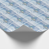 Papier Cadeau rouleau d'argent sur hameçon (Coin)