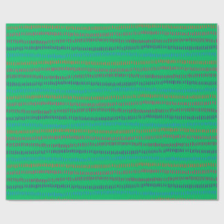 Papier Cadeau Rouleau de 6 pi de couleur verte festive et imprim