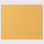 Papier Cadeau Rouleau de papier à envelopper jaune moutarde (Plat)