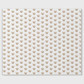 Papier Cadeau Rouleau de papier d'emballage Princess Crown (Plat)