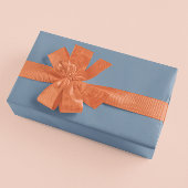 Papier Cadeau Rouleau de papier d'enrobage bleu à périmètre pous