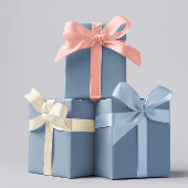 Papier Cadeau Rouleau de papier d'enrobage bleu à périmètre pous