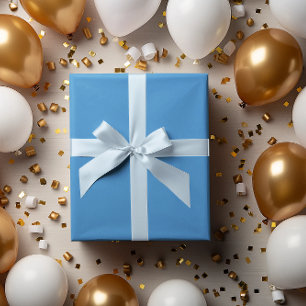 Papier Cadeau Rouleau de papier d'enveloppement bleu ciel été