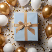 Papier Cadeau Rouleau de papier d'enveloppement bleu glace