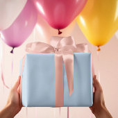 Papier Cadeau Rouleau de papier d'enveloppement bleu glace