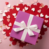 Papier Cadeau Rouleau de papier d'enveloppement rose Fuchsia