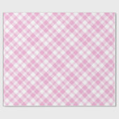 Papier Cadeau Rouleau de papier d'enveloppement rose rose et bla (Plat)