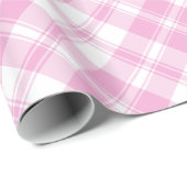 Papier Cadeau Rouleau de papier d'enveloppement rose rose et bla (Coin rond)