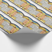 Papier Cadeau Rouleau de Torah (Coin)