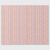 Papier Cadeau Rouleau papier Motif rayé Pastel (Plat)