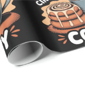 Papier Cadeau Rouleaux café et cannelle (Coin rond)