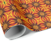 Papier Cadeau Roulement Cadeau Gazanias (Coin rond)