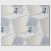 Papier Cadeau Roulement des carrés Fibonacci (Plat)