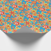 Papier Cadeau Roulette Chic Giftwrap : Ditsy Orange Floral (Coin)