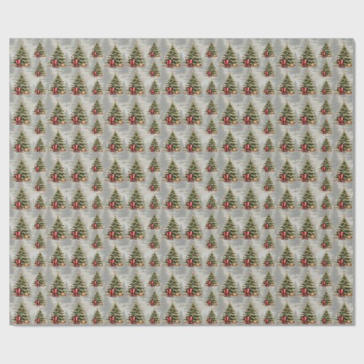 Papier Cadeau Roulette papier d'emballage de Noël Cowboy (Plat)