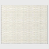 Papier Cadeau Roulettes en argent et en or (Plat)