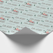 Papier Cadeau Roulons | L'aventure commence rose Retro Van (Coin)