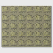 Papier Cadeau roulotte de gitans (Plat)