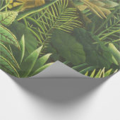 Papier Cadeau Rousseau Tropical Jungle Lion Peinture (Coin)