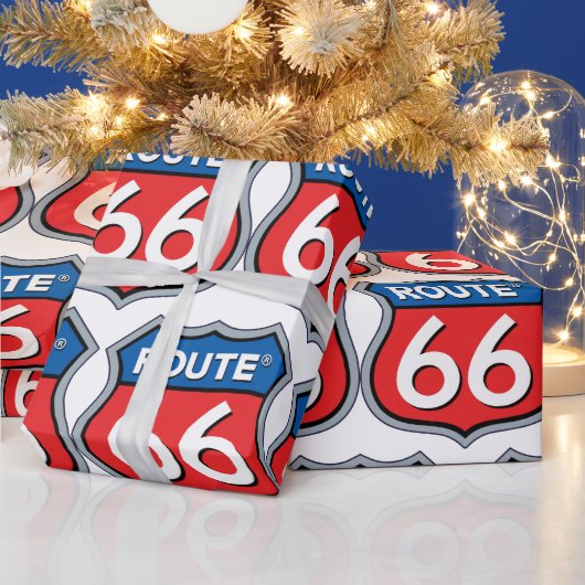 Papier Cadeau Route 66 (Vacances)