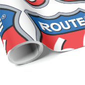 Papier Cadeau Route 66 (Coin rond)