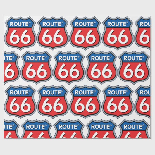 Papier Cadeau Route 66 (Plat)