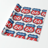Papier Cadeau Route 66 (Déroulé)