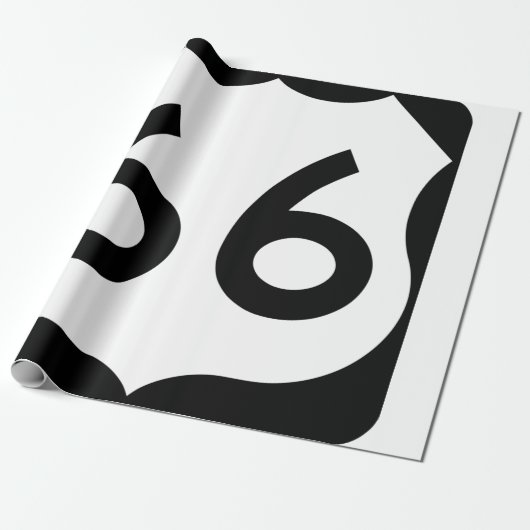 Papier Cadeau Route 66 (Déroulé)