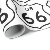 Papier Cadeau Route 66 (Coin rond)