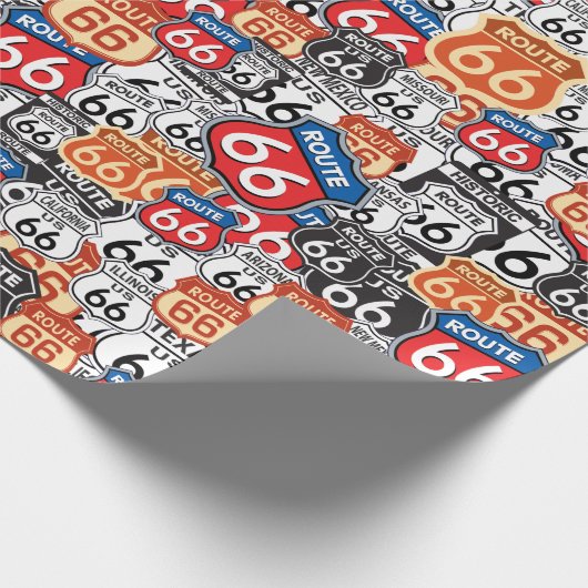 Papier Cadeau Route 66 (Coin)