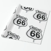 Papier Cadeau Route 66 Papier d'enrobage des signes (Déroulé)