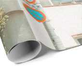 PAPIER CADEAU ROUTE PRÈS DE LA MAISON (Coin rond)