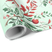 Papier Cadeau Rowan de Noël (Coin rond)