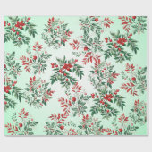 Papier Cadeau Rowan de Noël (Plat)