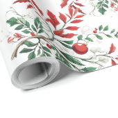 Papier Cadeau Rowan de Noël (Coin rond)