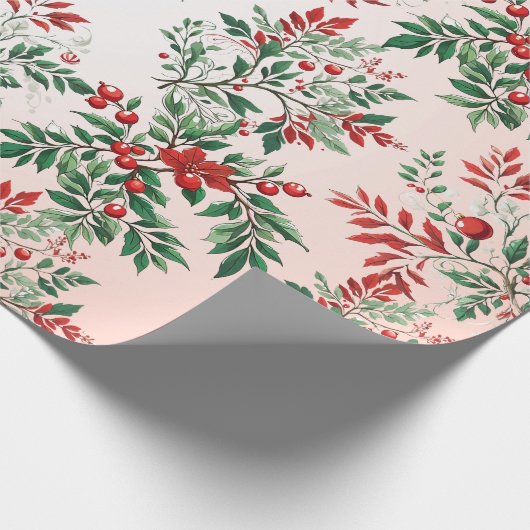 Papier Cadeau Rowan de Noël (Coin)