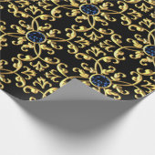 Papier Cadeau Royal Black (Coin)