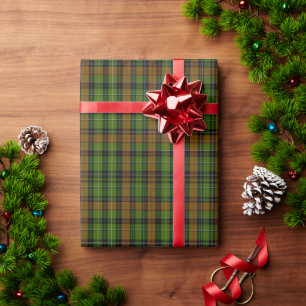 Papier Cadeau Royal Black Watch Tartan Plaid Classic Blue