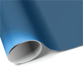Papier Cadeau Royal bleu luxe Anniversaire MARIAGE WRAP (Coin rond)