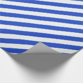 Papier Cadeau Royal Blue Combination Stripes par Shirley Taylor (Coin)