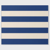 Papier Cadeau Royal Blue Stripes (Plat)