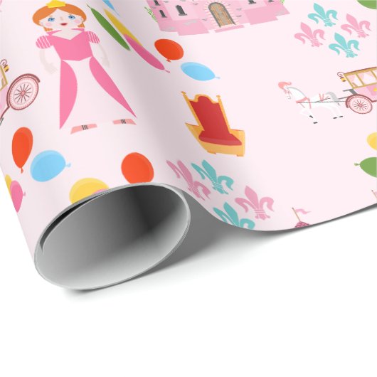 Papier Cadeau Royal Princess (Coin rond)